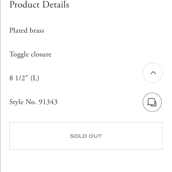 NWT Retired Coach | Gold Sculpted Chain Bracelet - Picture 3 of 8